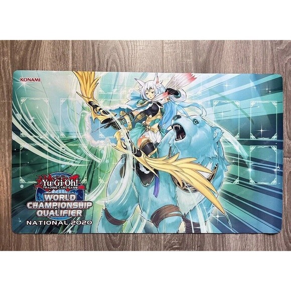 Yu-Gi-Oh! Apollousa, Bow of the Goddess Champioship Playmat - Picture 1 of 2
